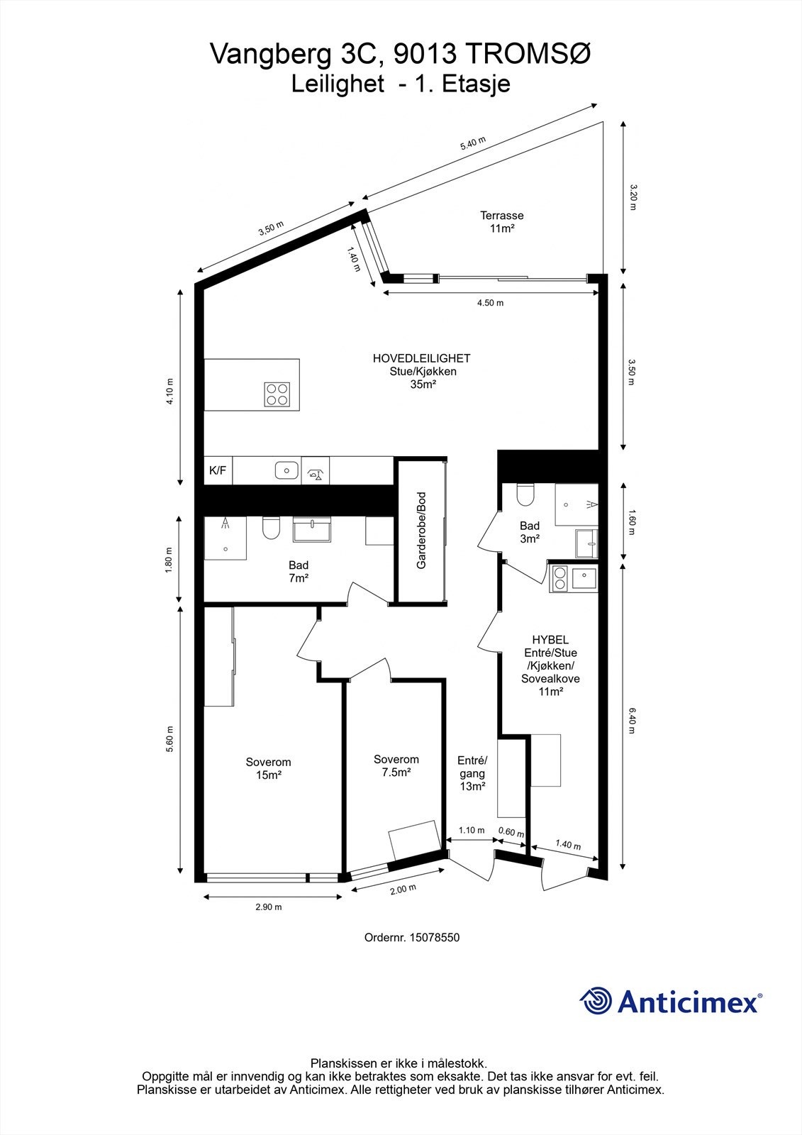 Plantegning Galleribilde