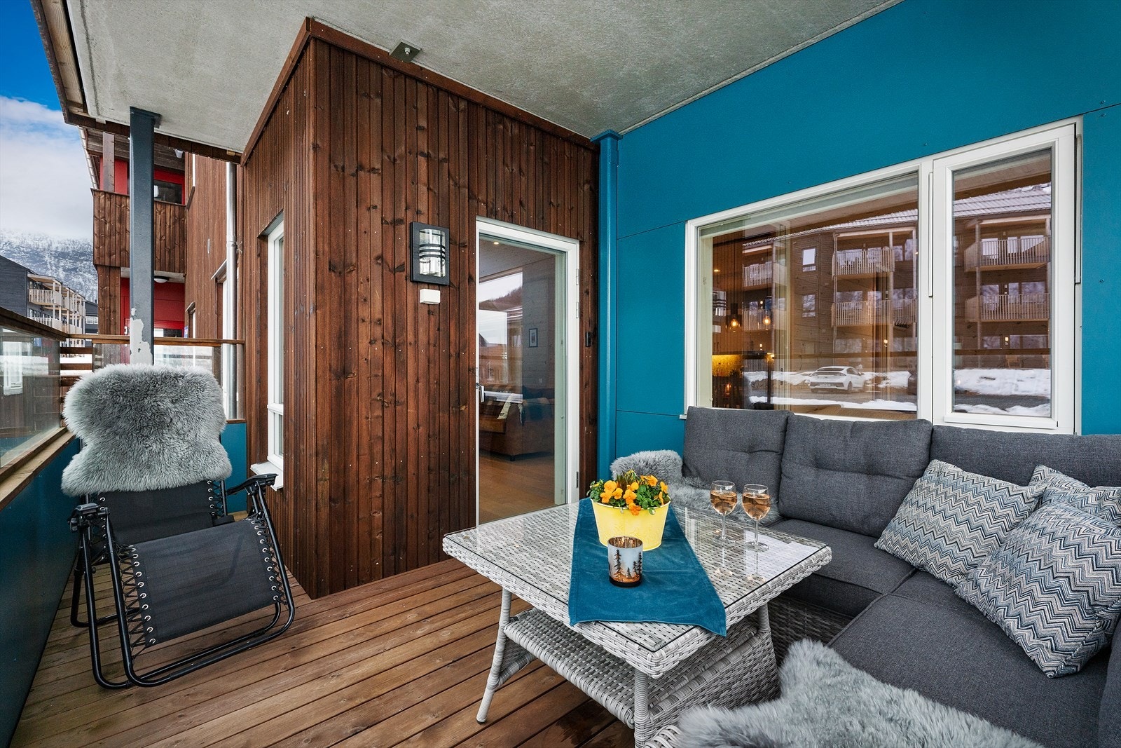 Her er det gode solforhold, plass til ønsket møblement og gode bruksmuligheter Galleribilde