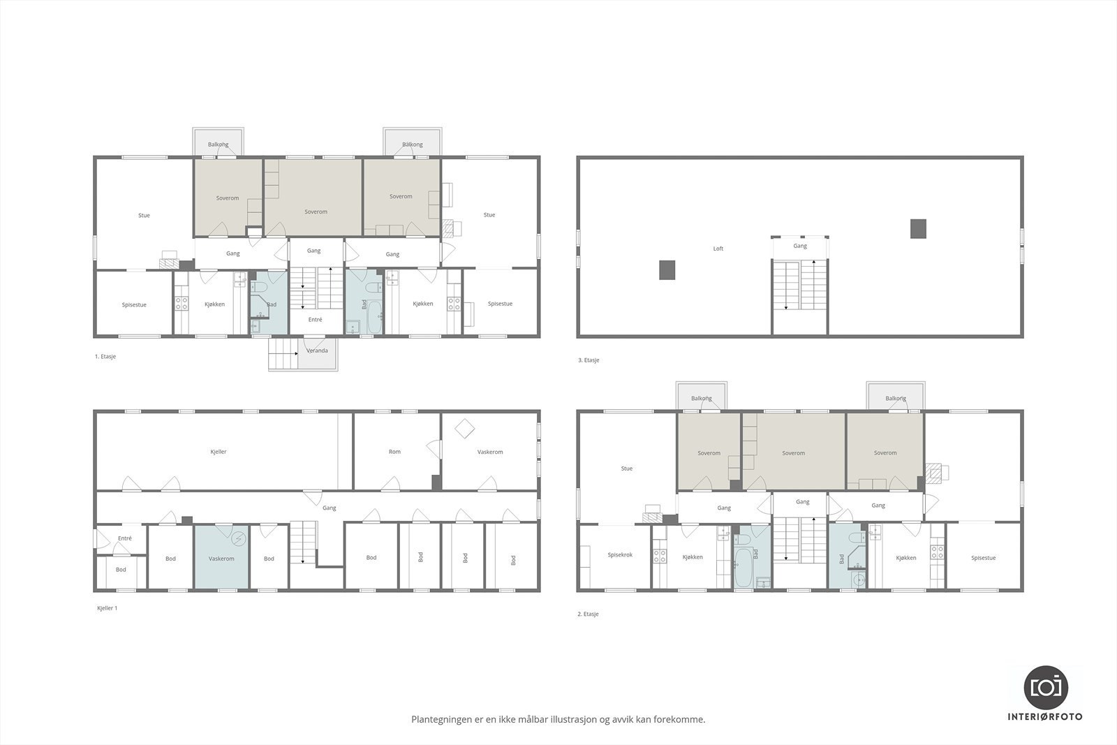 Plantegning - Konsul Knudtzons gate 59 Galleribilde
