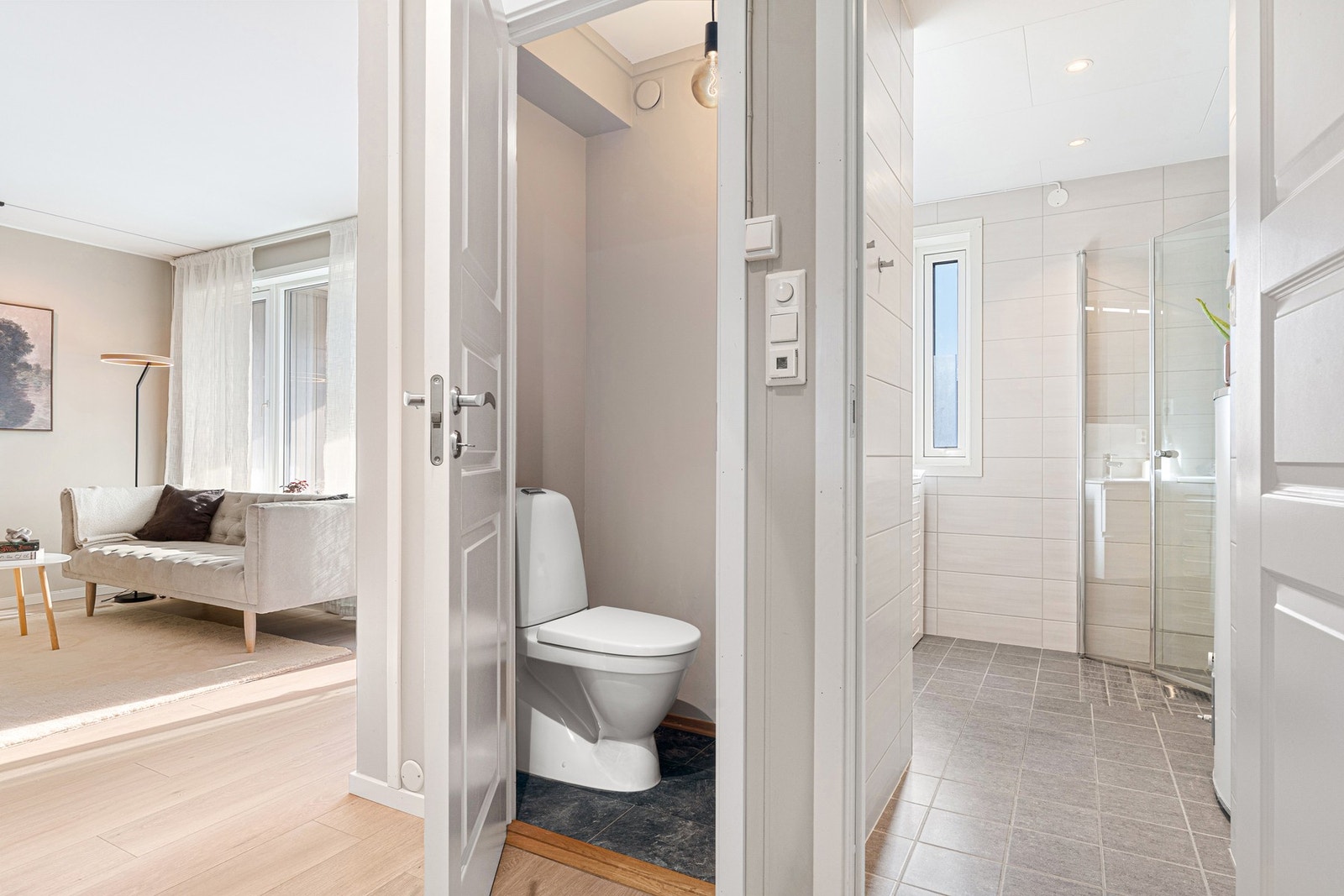 Toalettrom. Galleribilde