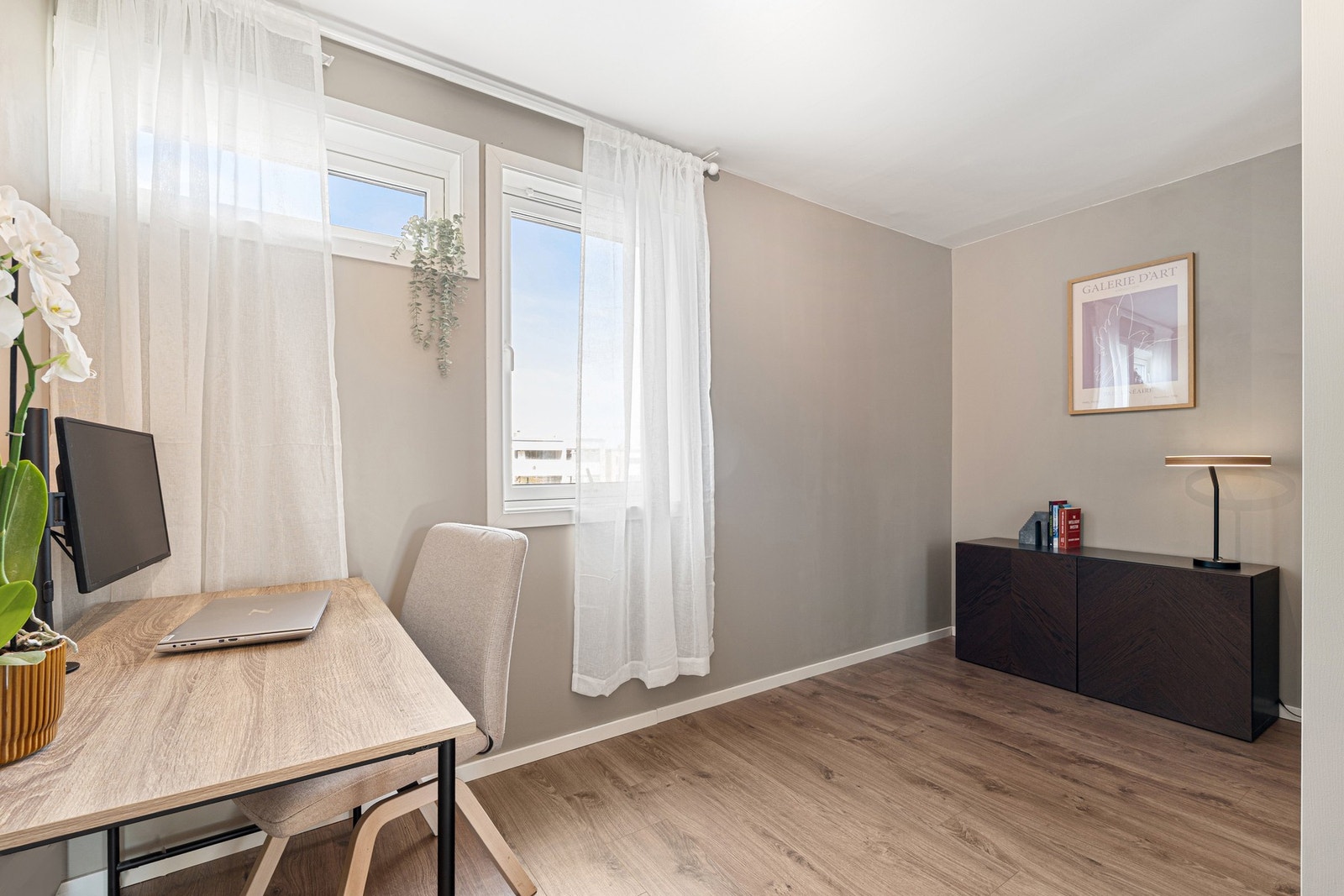 Soverom to på 10,5 m². Galleribilde