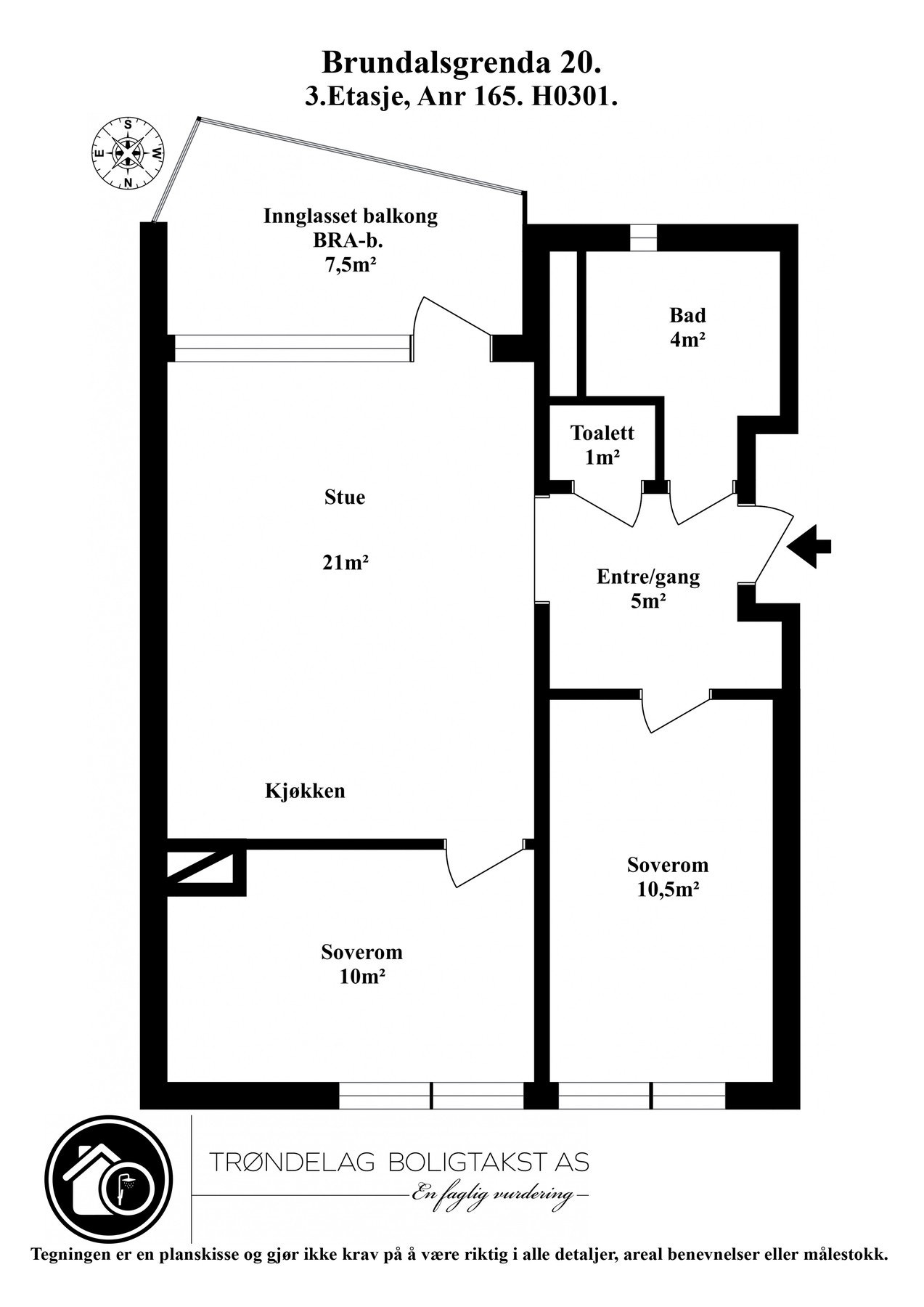 Planskisse. Galleribilde