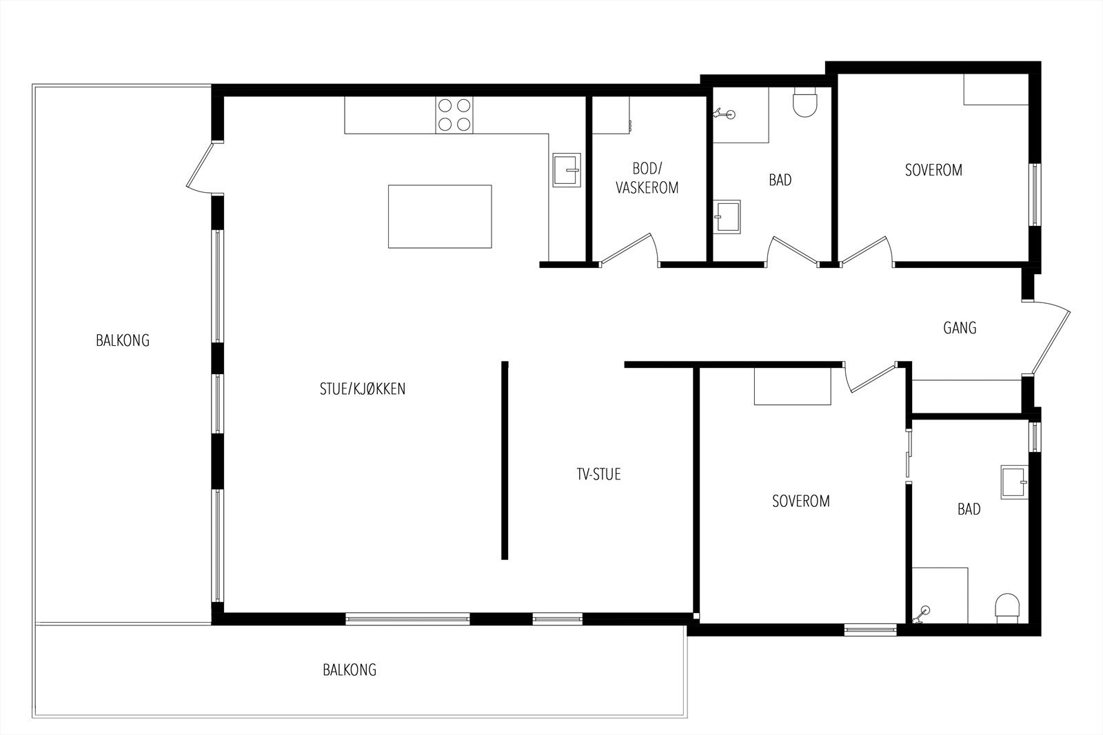 Plantegning. Galleribilde