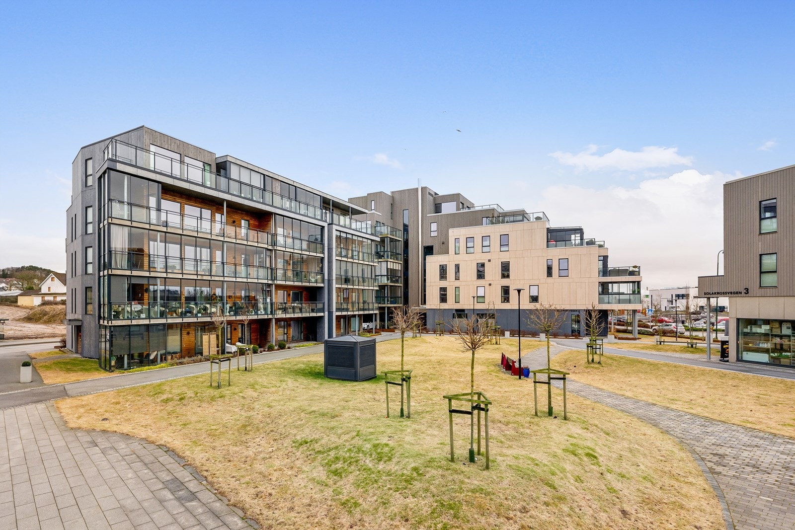 Moderne leilighetskompleks i et attraktivt område. Galleribilde