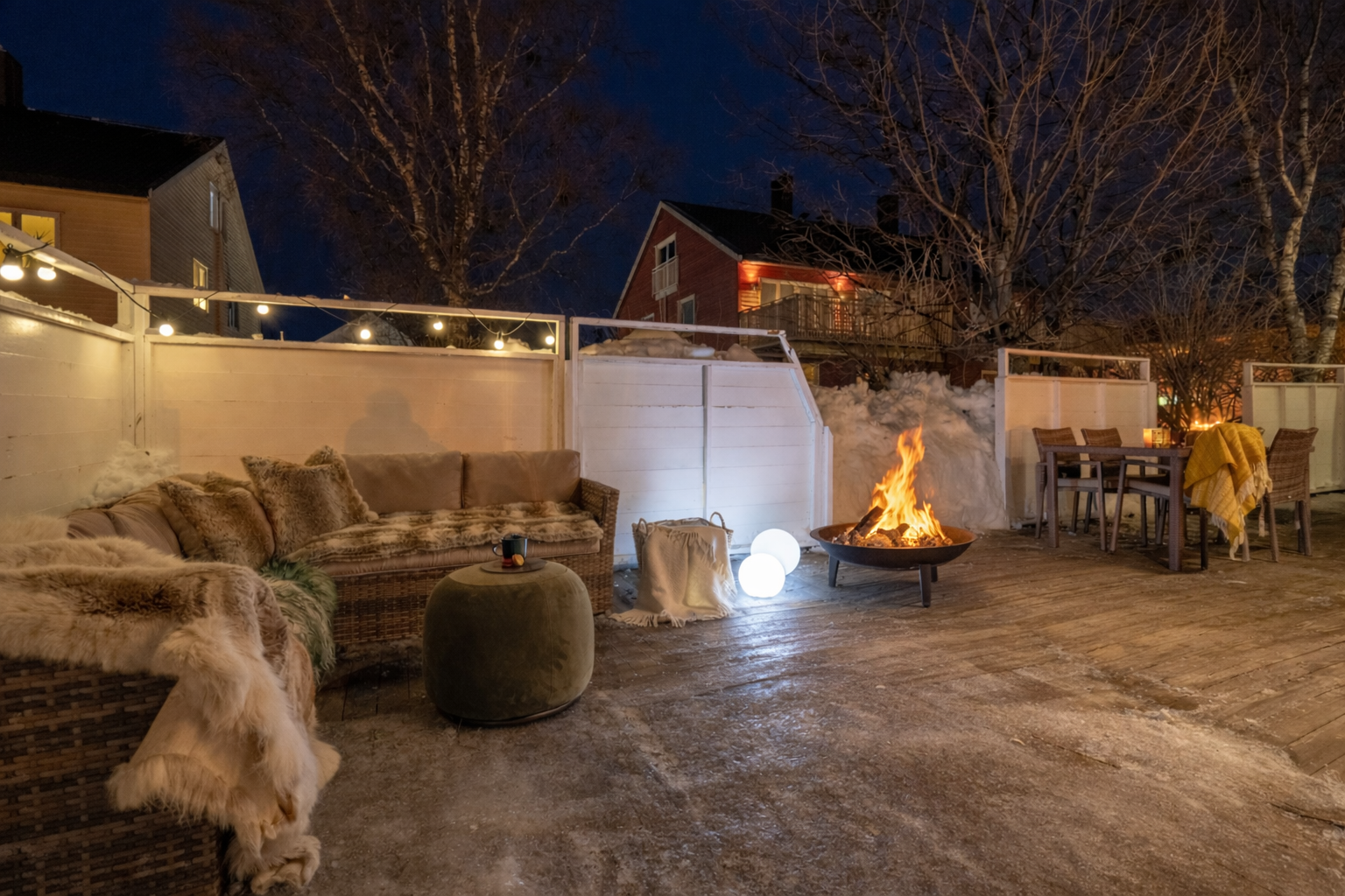 Trivelig kveldsstemning Galleribilde