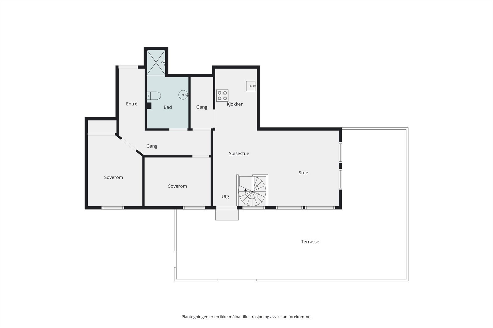 Plantegning Galleribilde