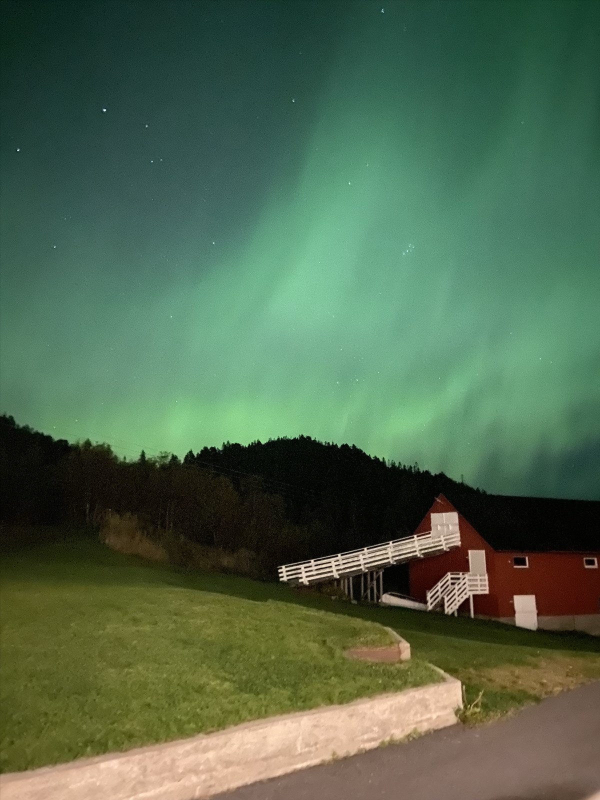 Bildet av nordlyset tatt av eier Galleribilde