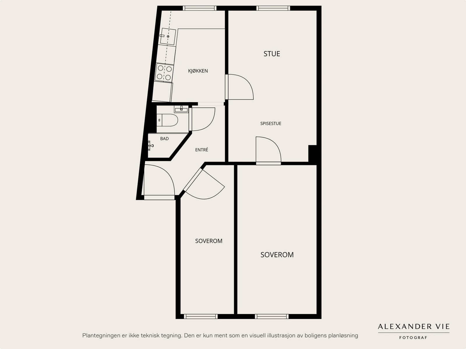 Plantegning. Galleribilde