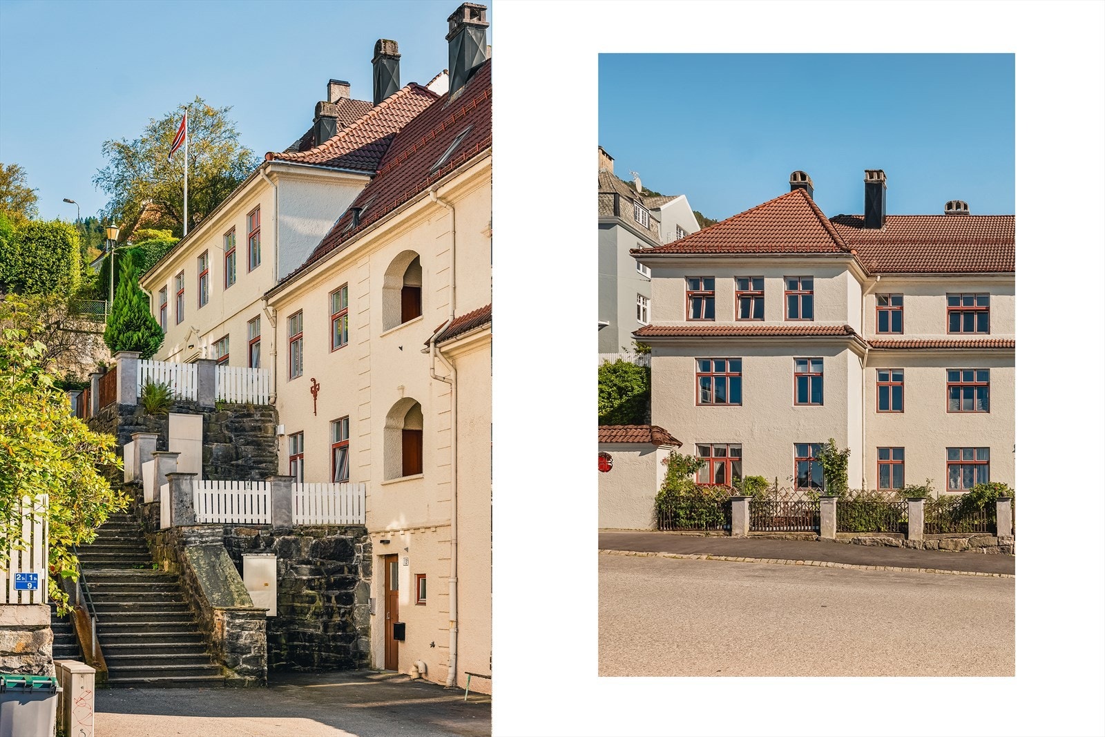 Forhage og iøynefallende utsmykkinger. Galleribilde