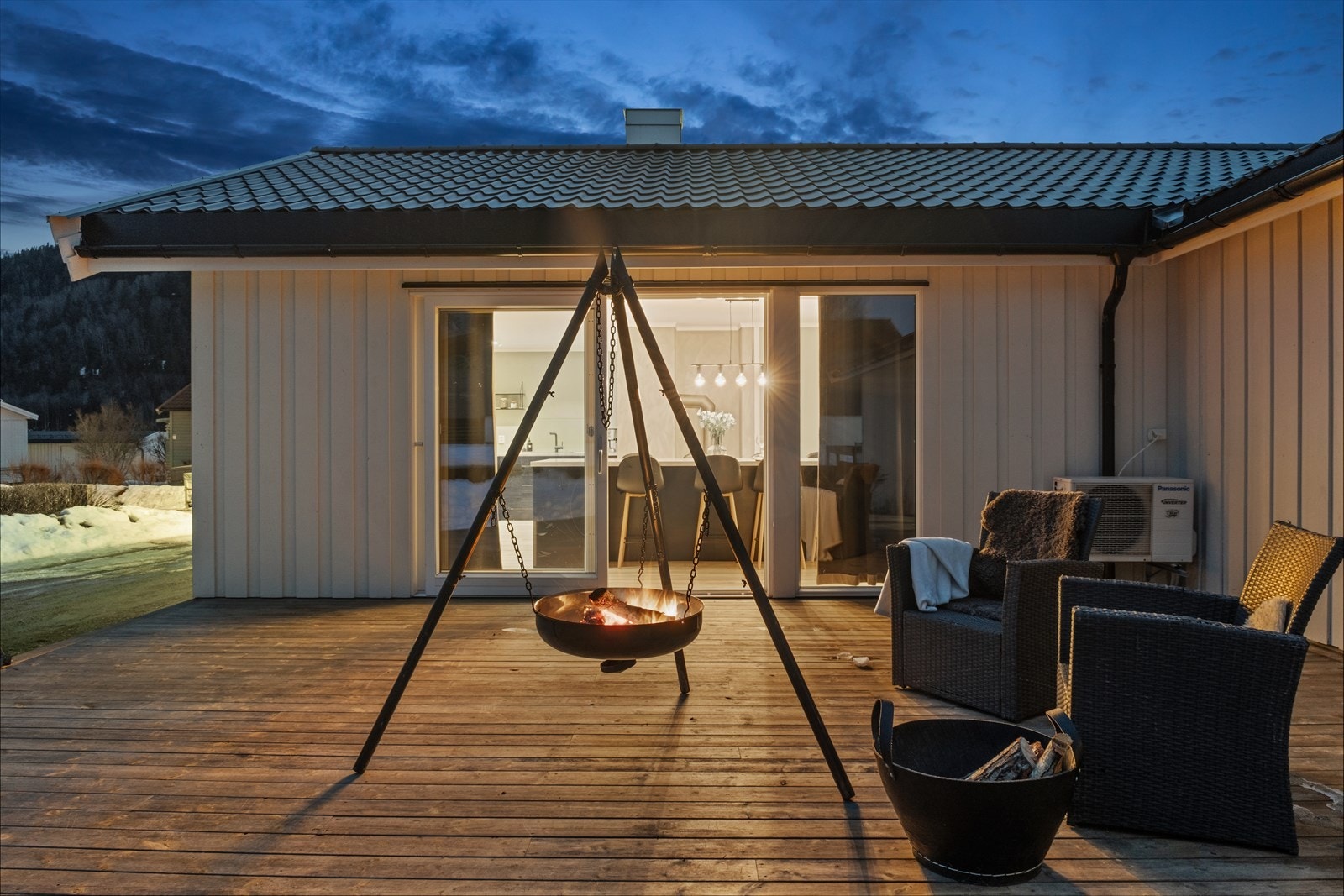 Fin uteplass Galleribilde