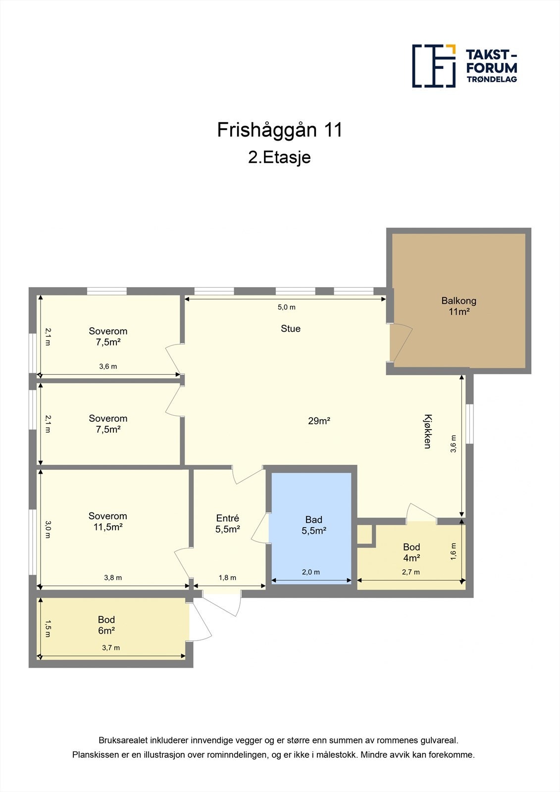 Plantegning Galleribilde