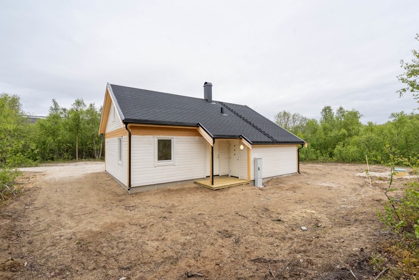 Fasade inngangsparti Galleribilde