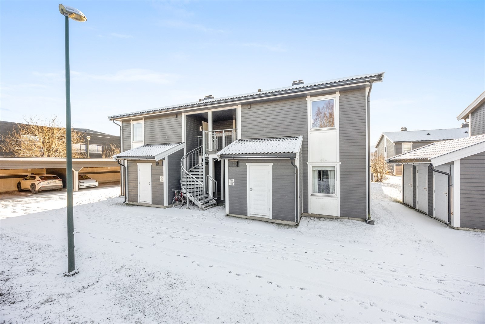 Leiligheten har en fin intern plassering i barnevennlige Skogmo. Galleribilde