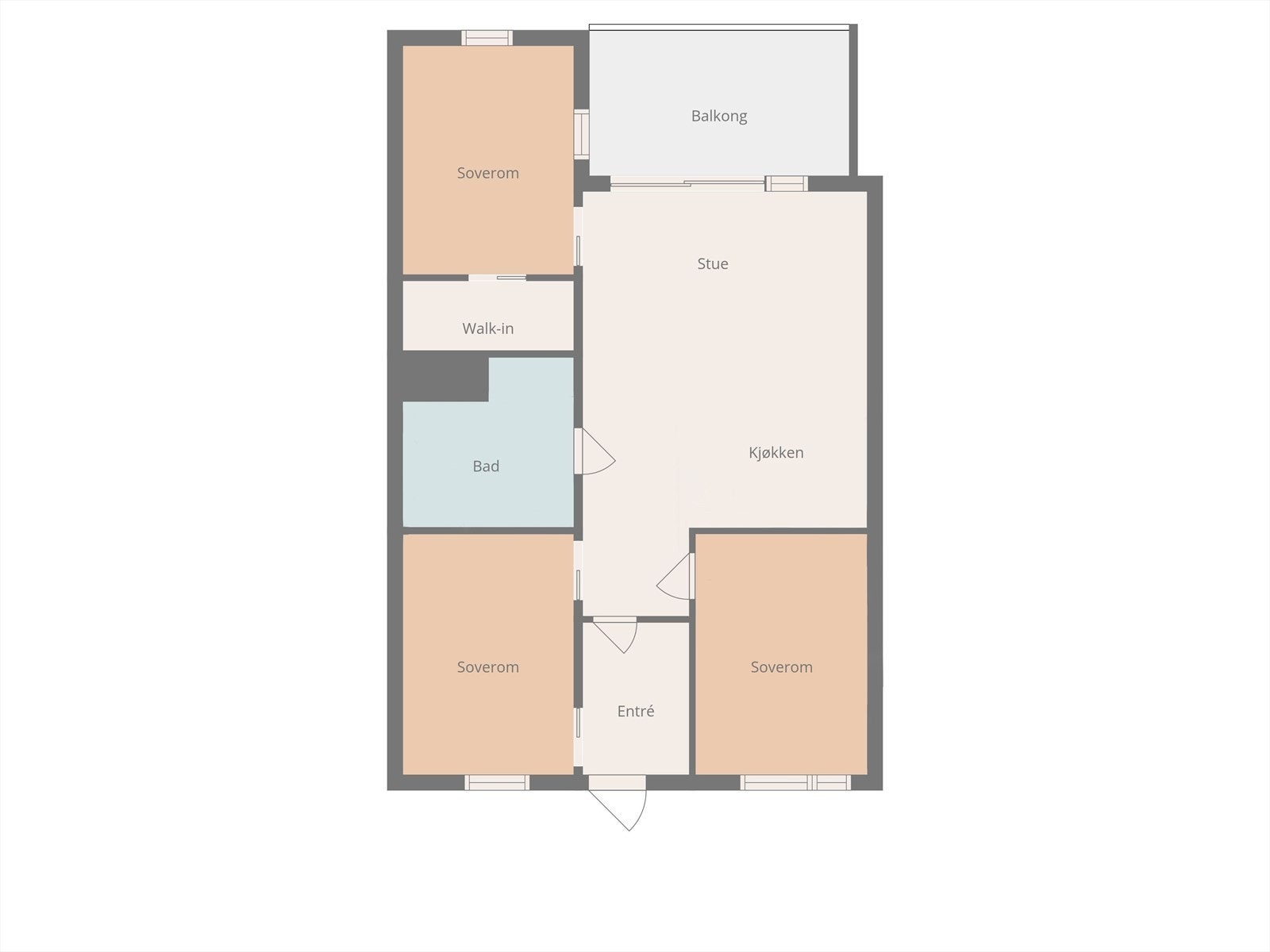 Plantegning Galleribilde