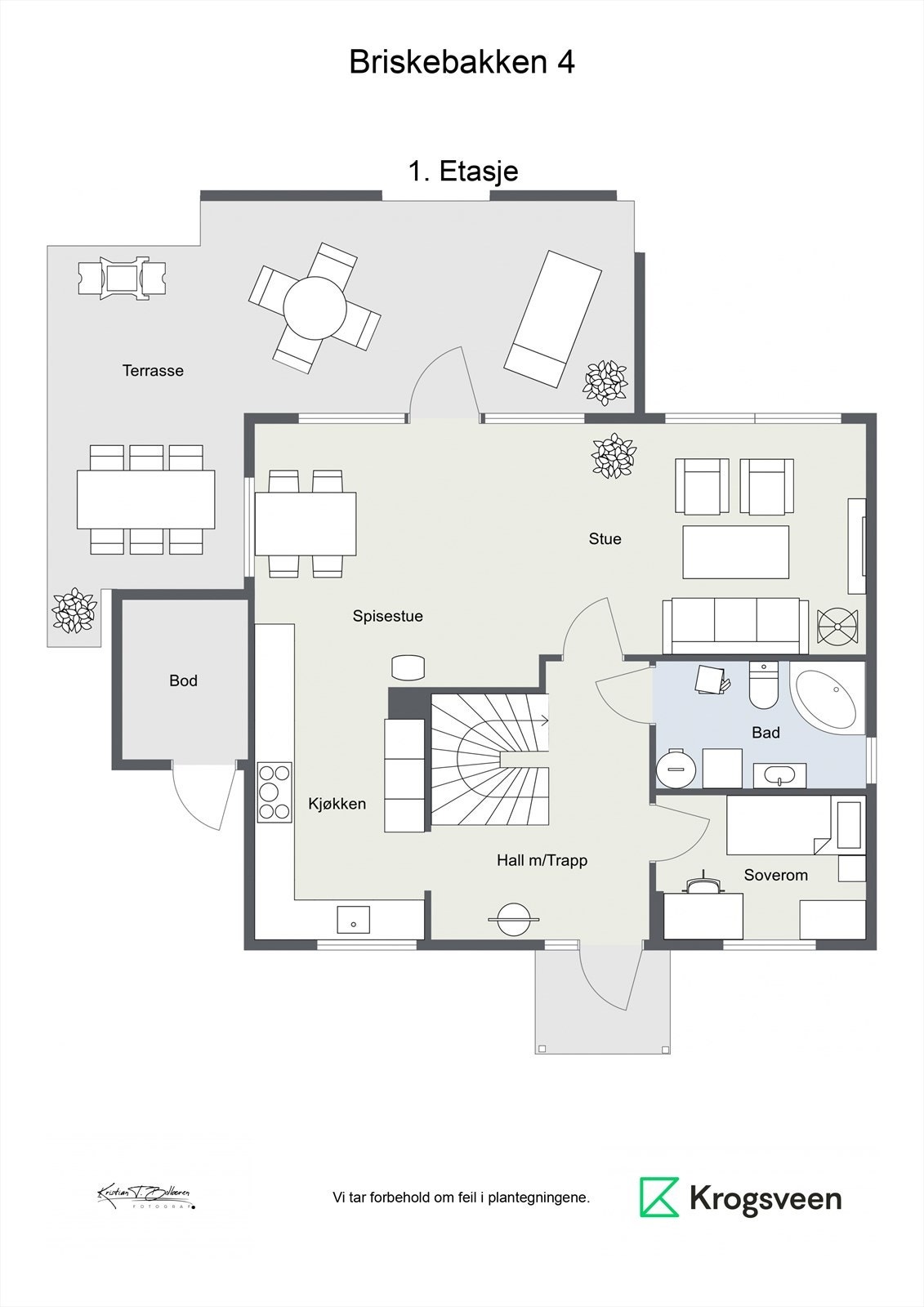 Plantegning 1. etasje. Galleribilde