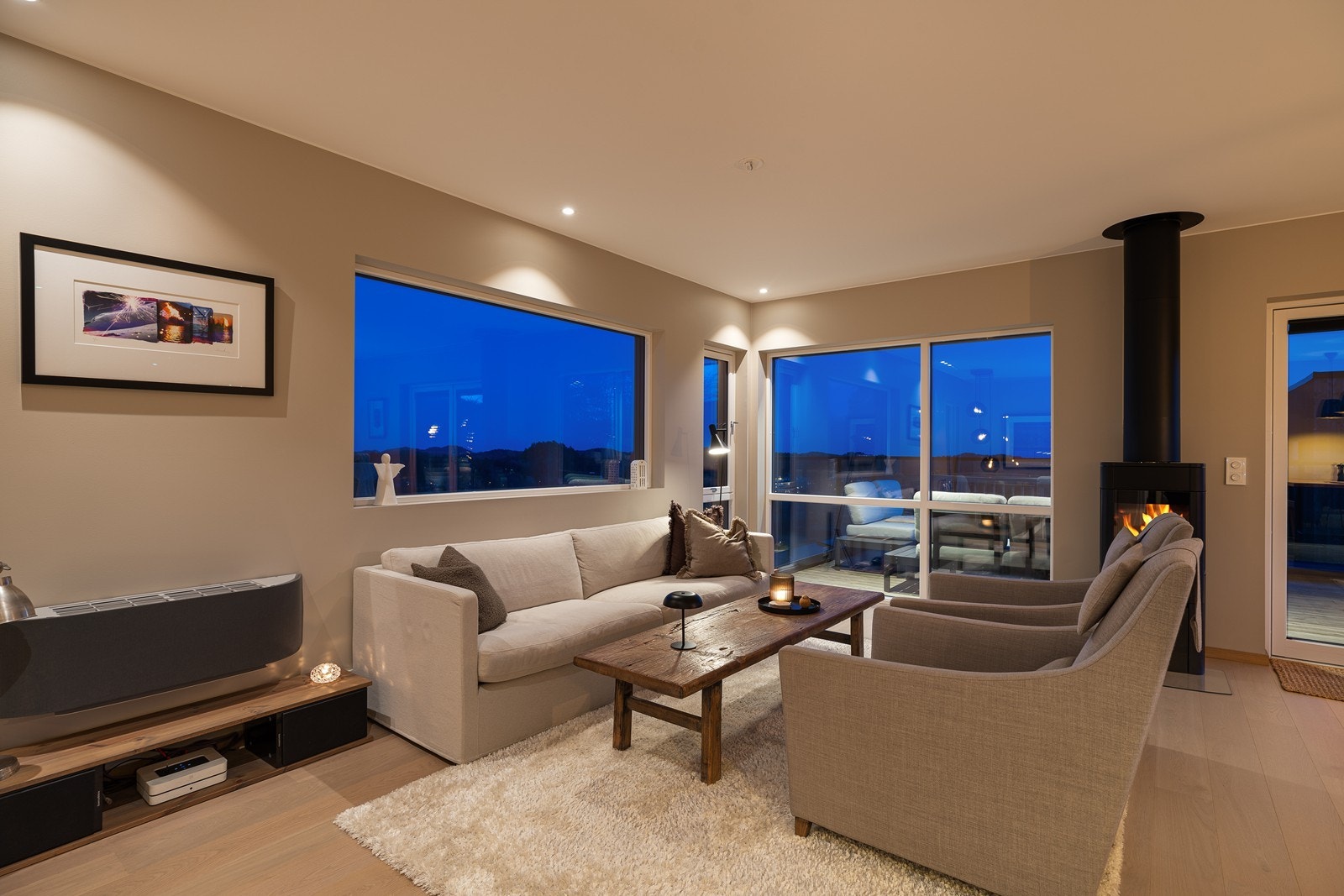 Herlig kveldsstemning Galleribilde