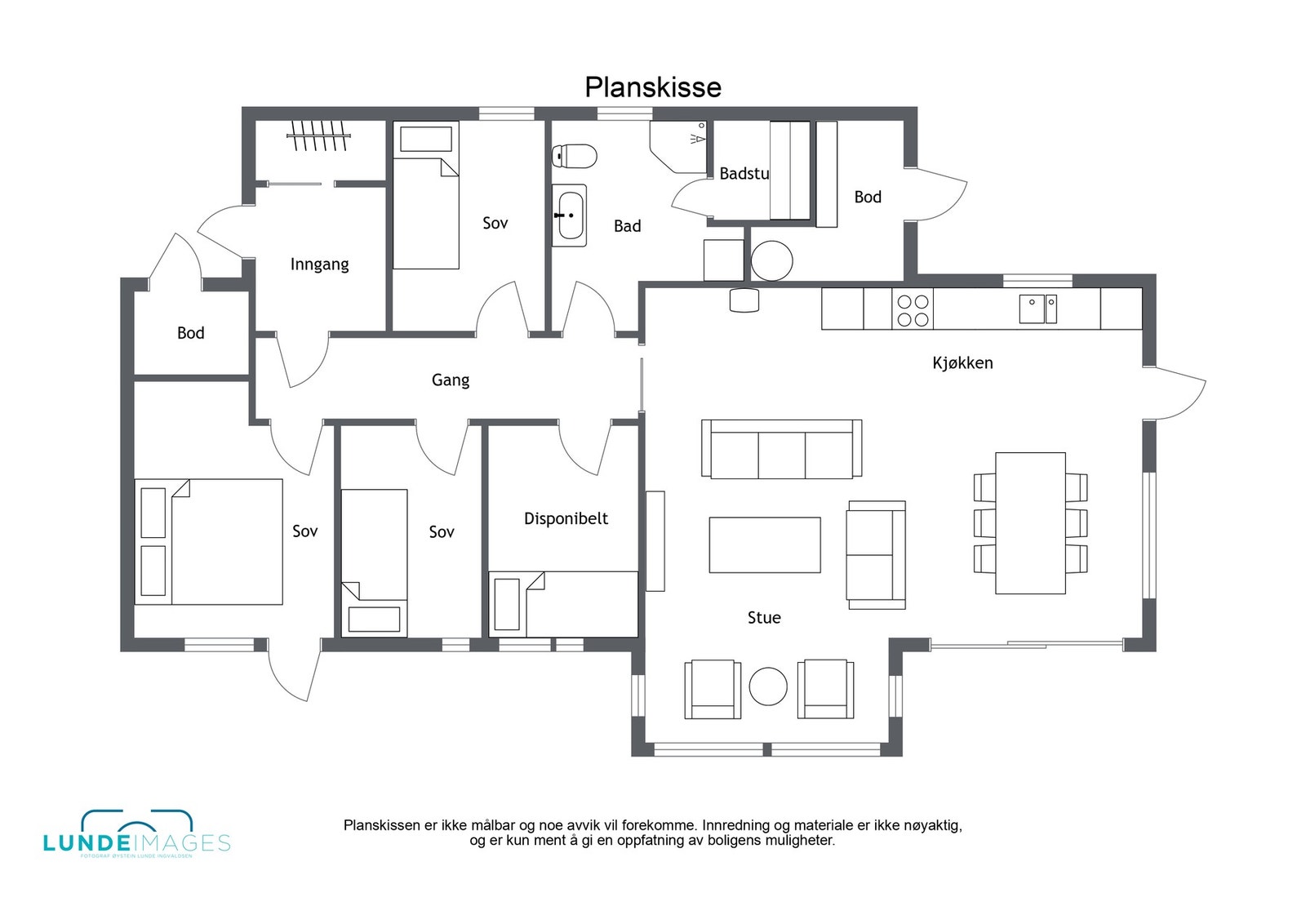 Planskisse - ikke målbar Galleribilde