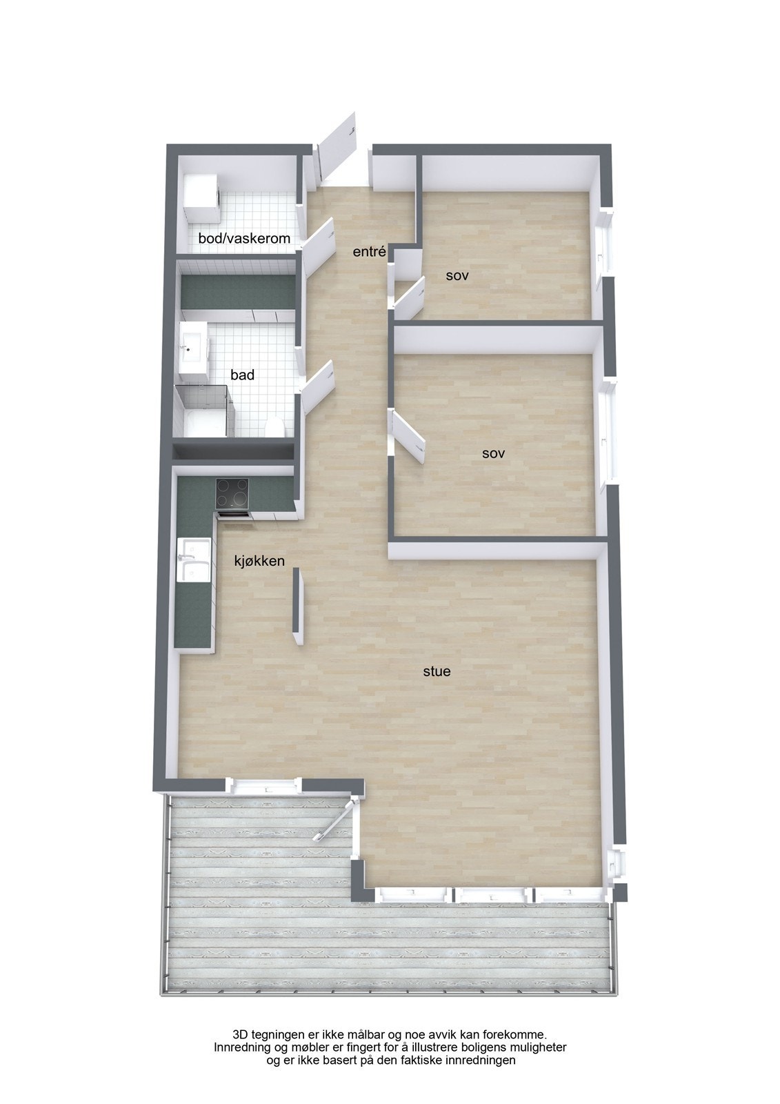 Plantegning Galleribilde