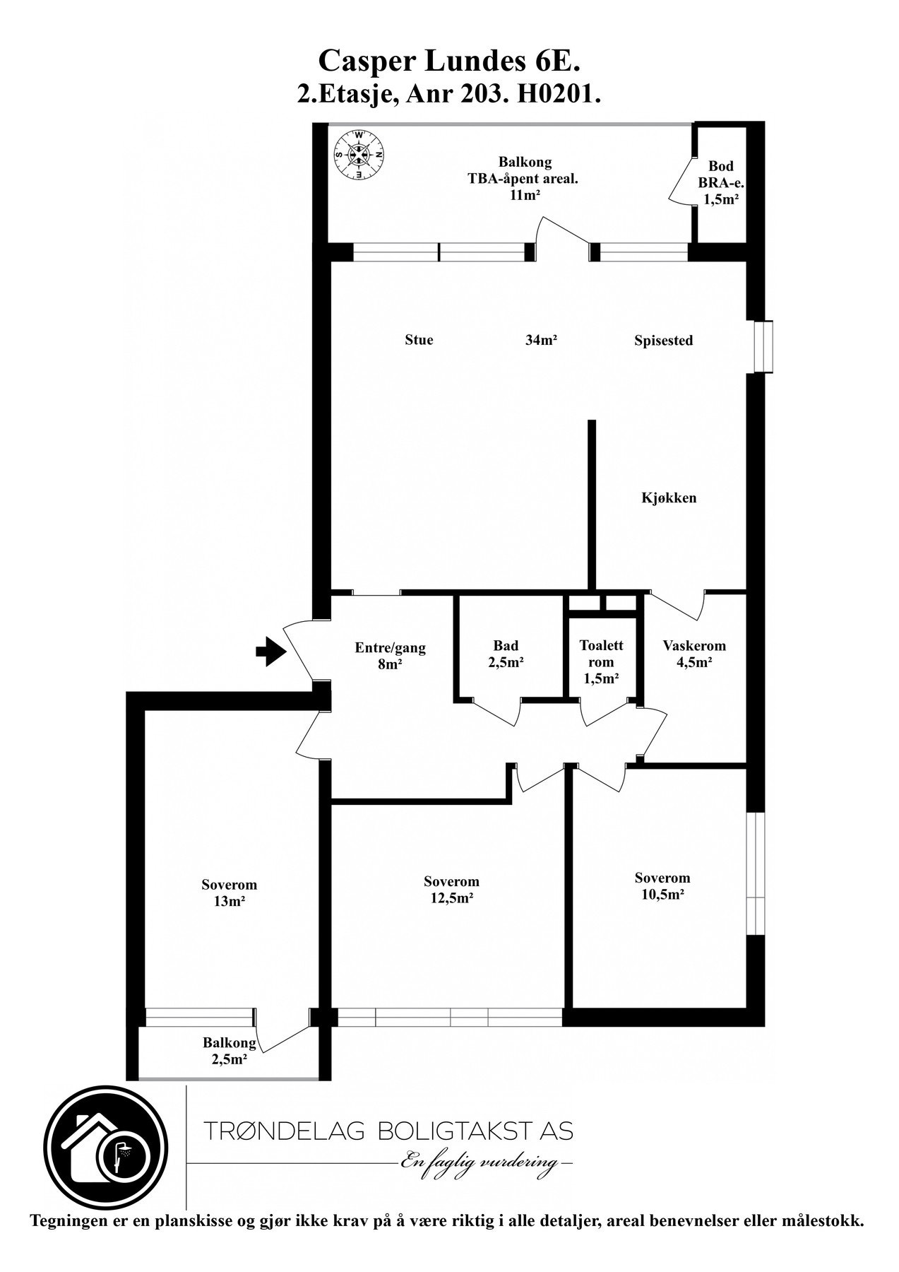 Planskisse. Galleribilde