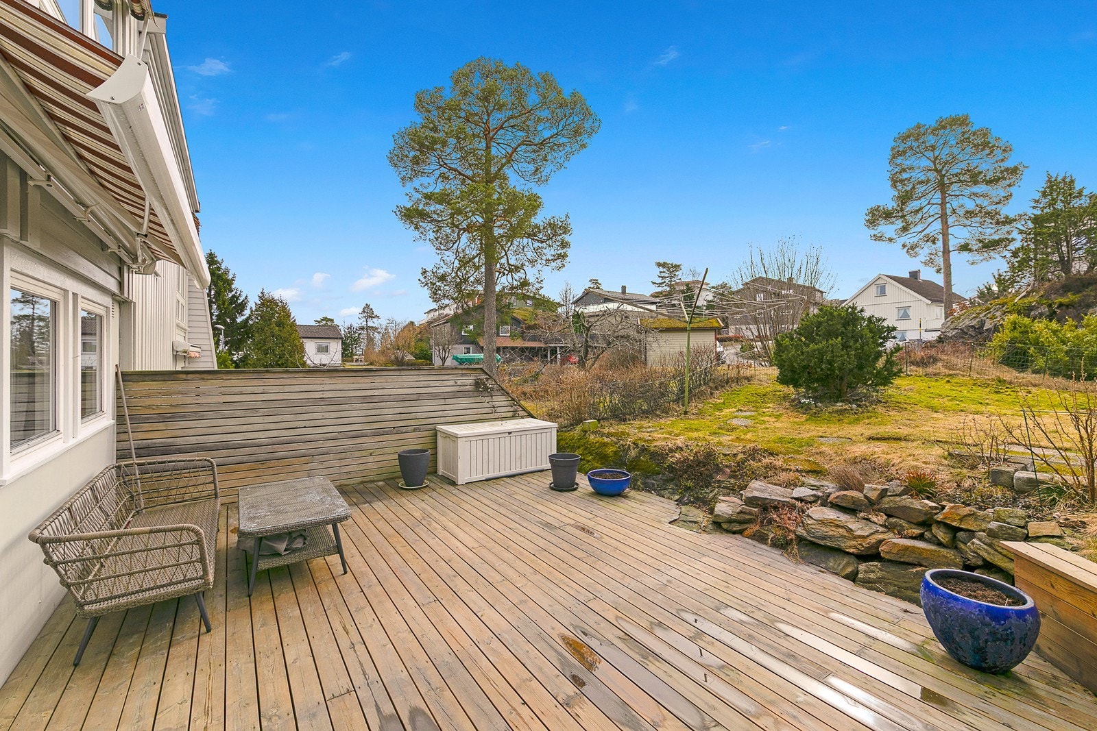 Her kan man nyte den flotte kveldssolen. Galleribilde