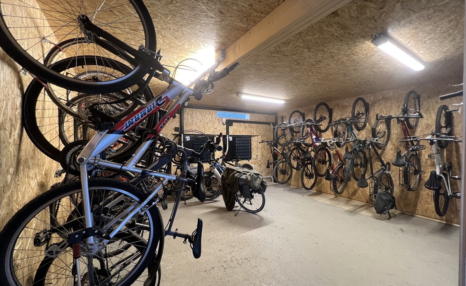 Sykkelen kan også få sin egen plass å stå Galleribilde