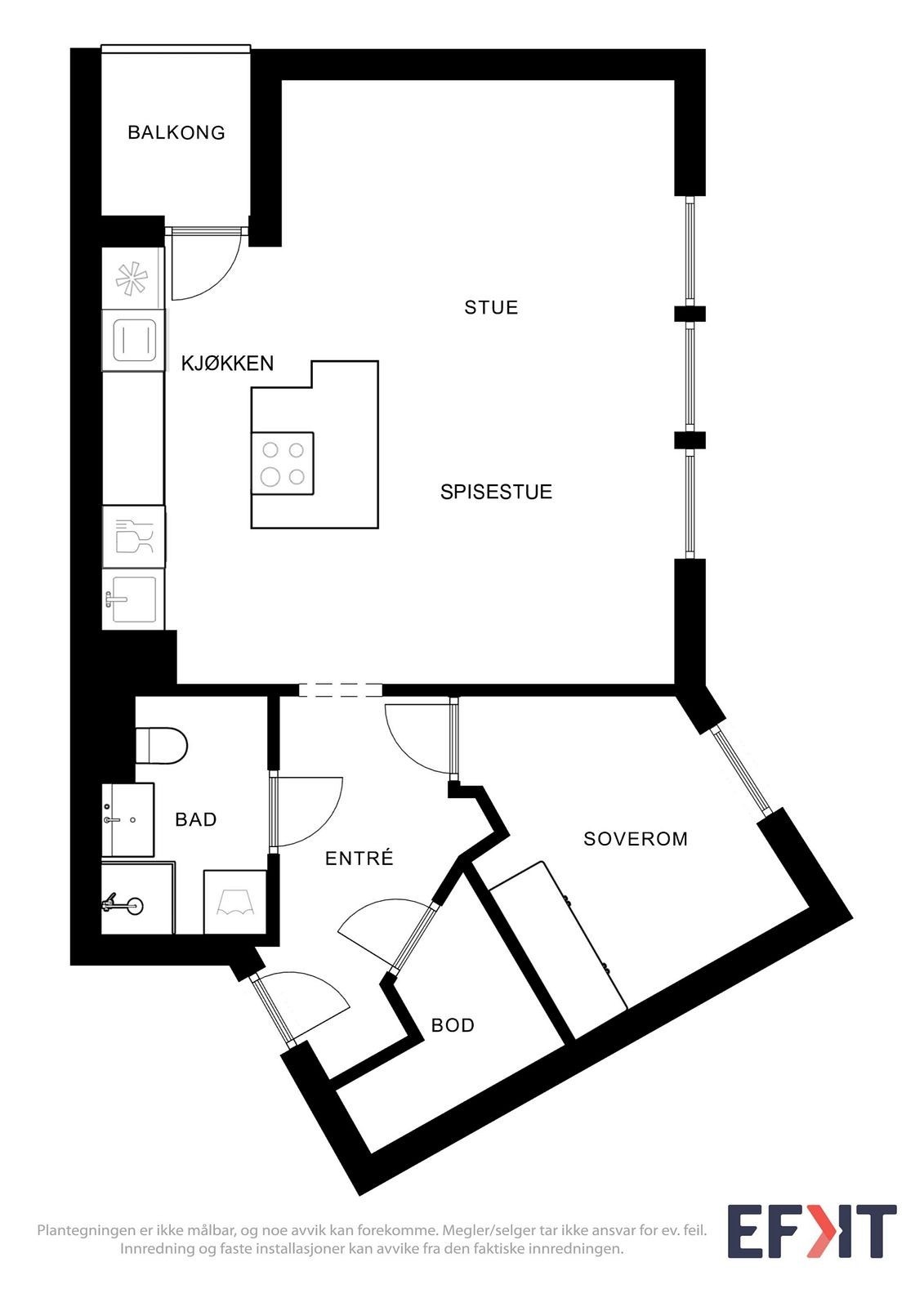 Plantegning Galleribilde
