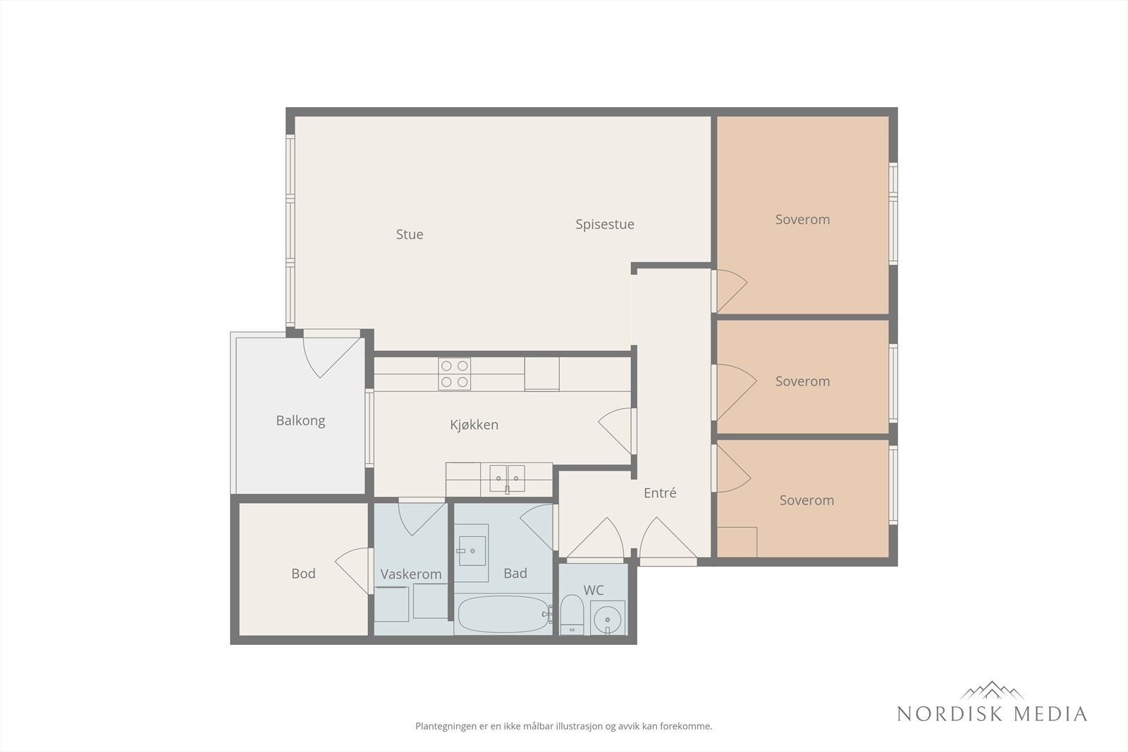 Plantegning Galleribilde