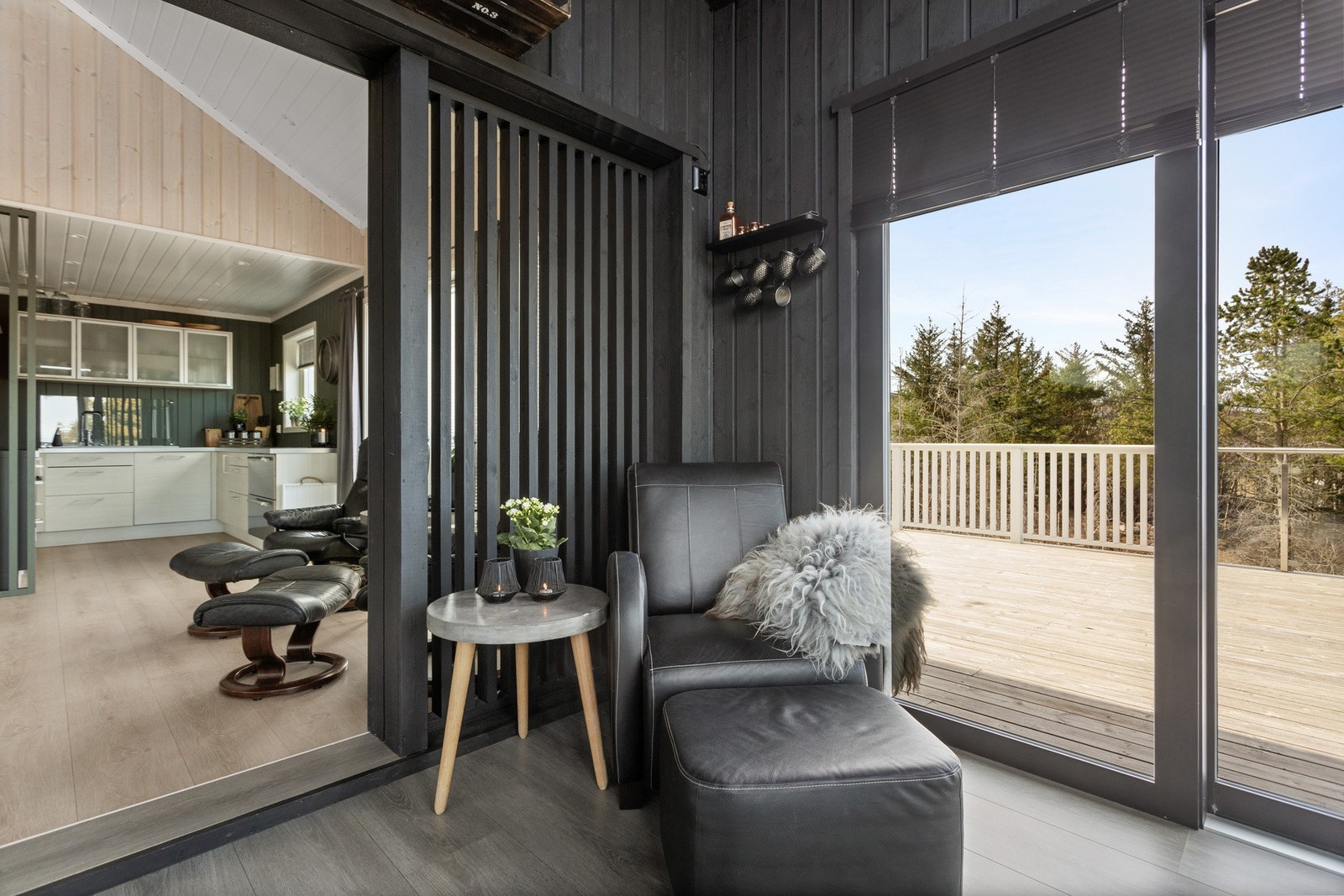 Vinterhagen har gulvvarme og brukes hele året. Galleribilde