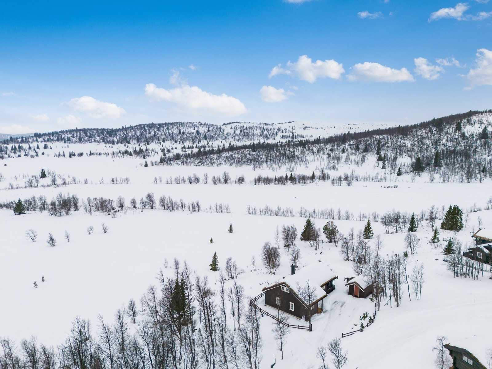 Kort vei til snaufjellet med oppkjørte skiløyper i nærområdet som er tilknyttet et stort løypenett. Galleribilde