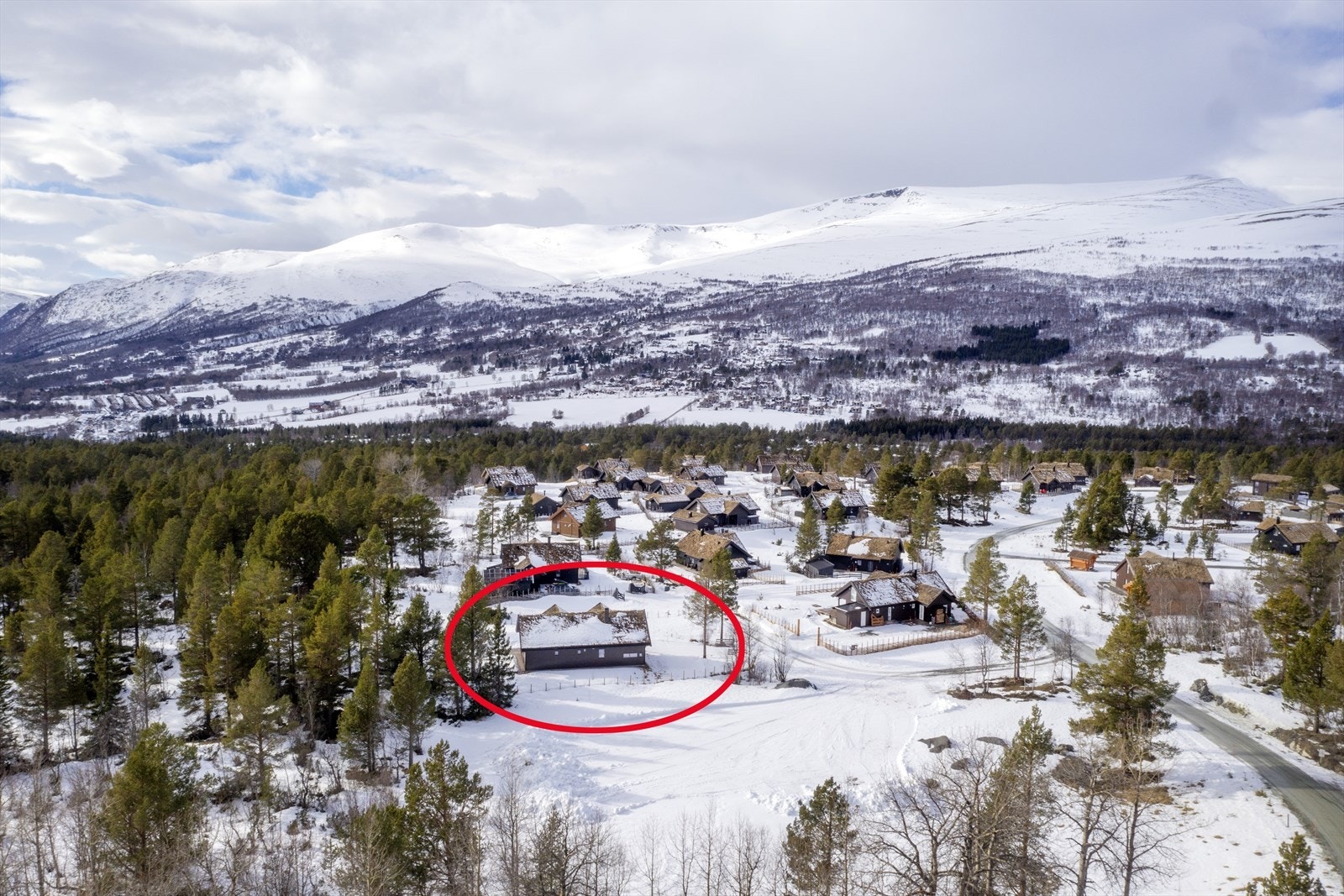 Oversiktsbilde med markering Galleribilde