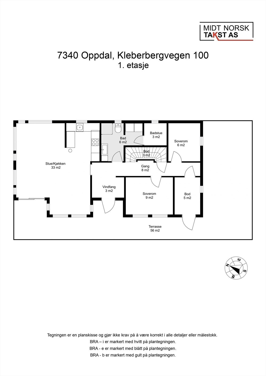 Planskisse (1. etasje) Galleribilde