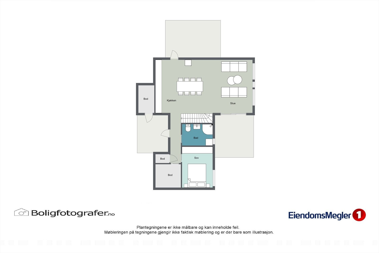 Plantegning 1. etasje. Galleribilde