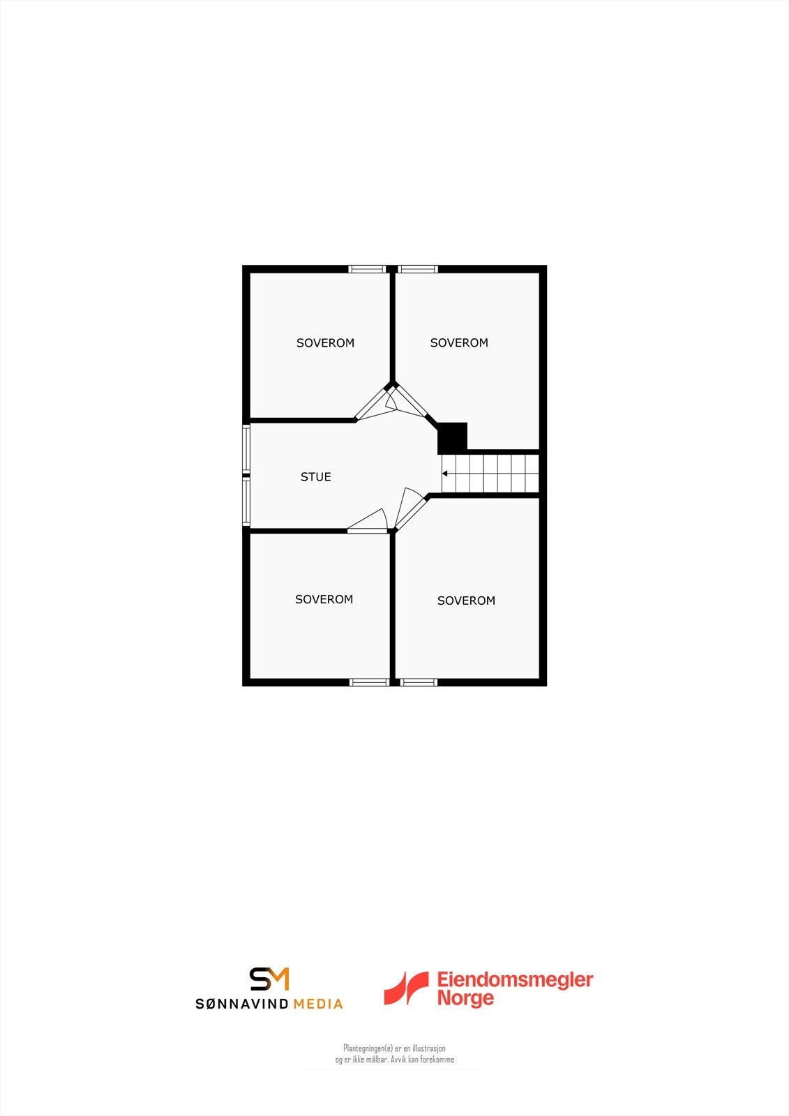 Plantegning 2. etasje Galleribilde