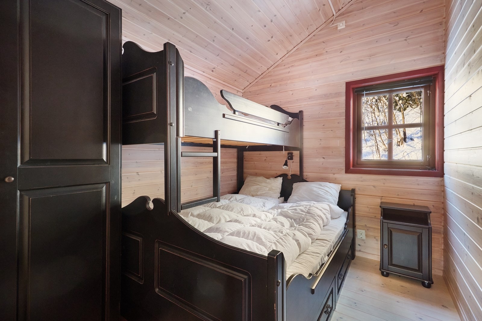 Soverom nr 3 har tre sengeplasser. Galleribilde