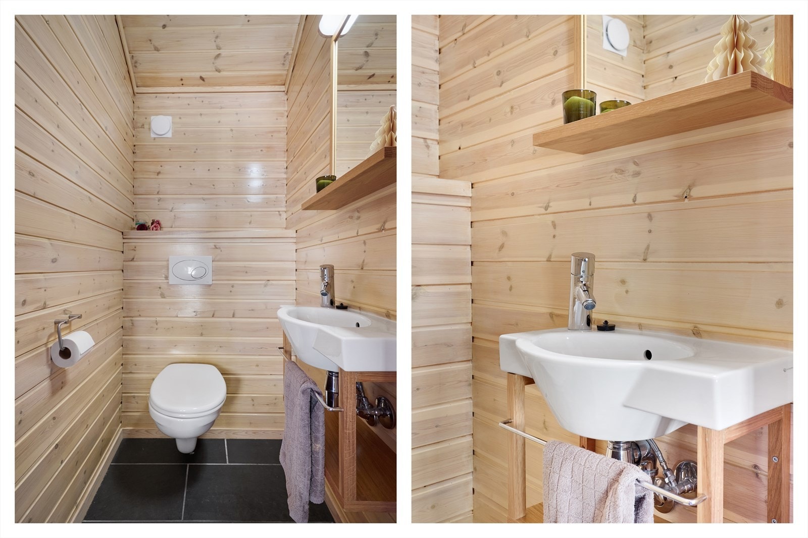 Praktisk med eget toalettrom i denne etasjen. Galleribilde