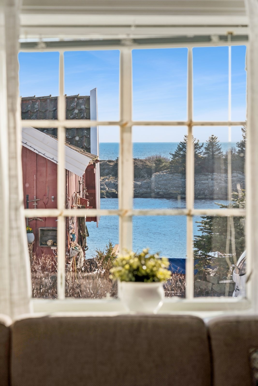 Fantastisk utsikt fra stuen Galleribilde