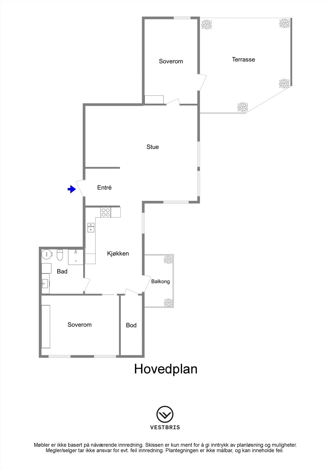 Planskisse 2D Galleribilde