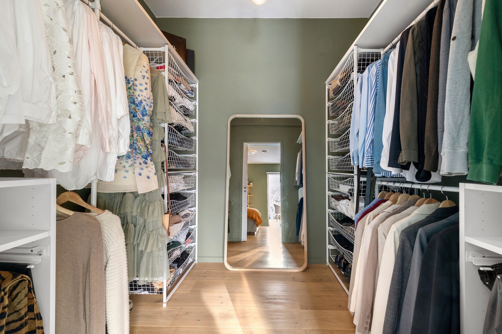 Walk-in garderobe Galleribilde