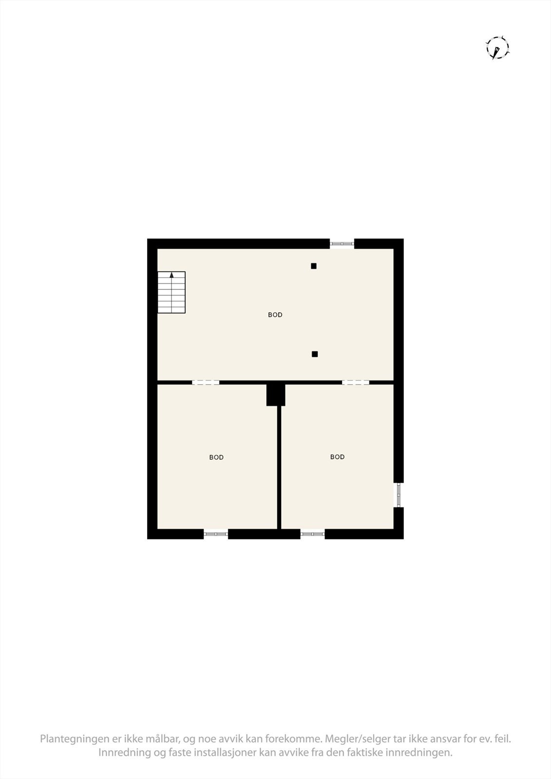 Planskisse kjeller Galleribilde