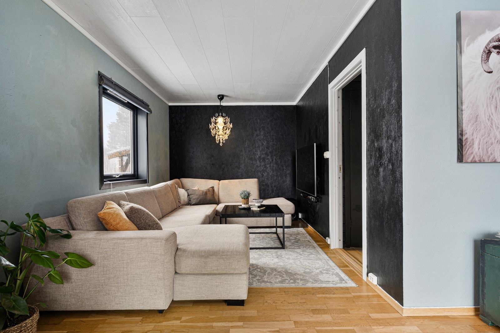 Planløsningen gir en naturlig og tydelig inndeling av de ulike sonene. Galleribilde