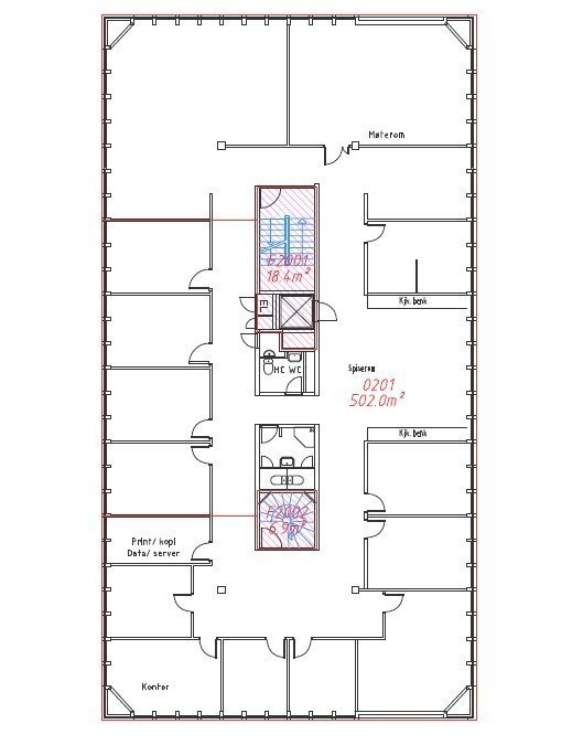 Planløsning 2.etasje Galleribilde