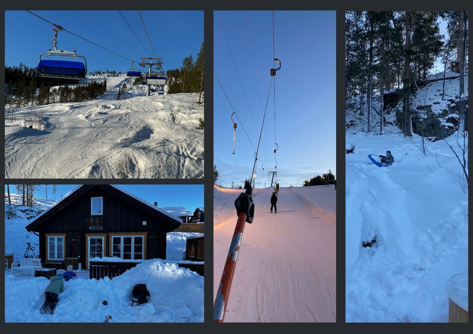 Selgers bilder av vinteraktivitetene i området. Galleribilde