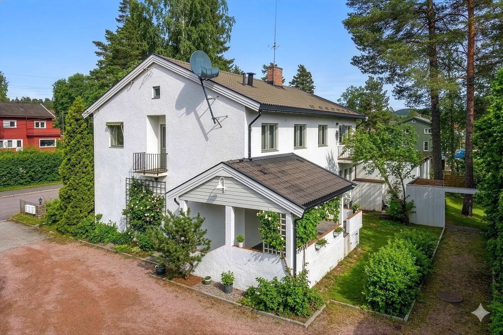 Dette bilde er AI generert fra vinter til sommer Galleribilde