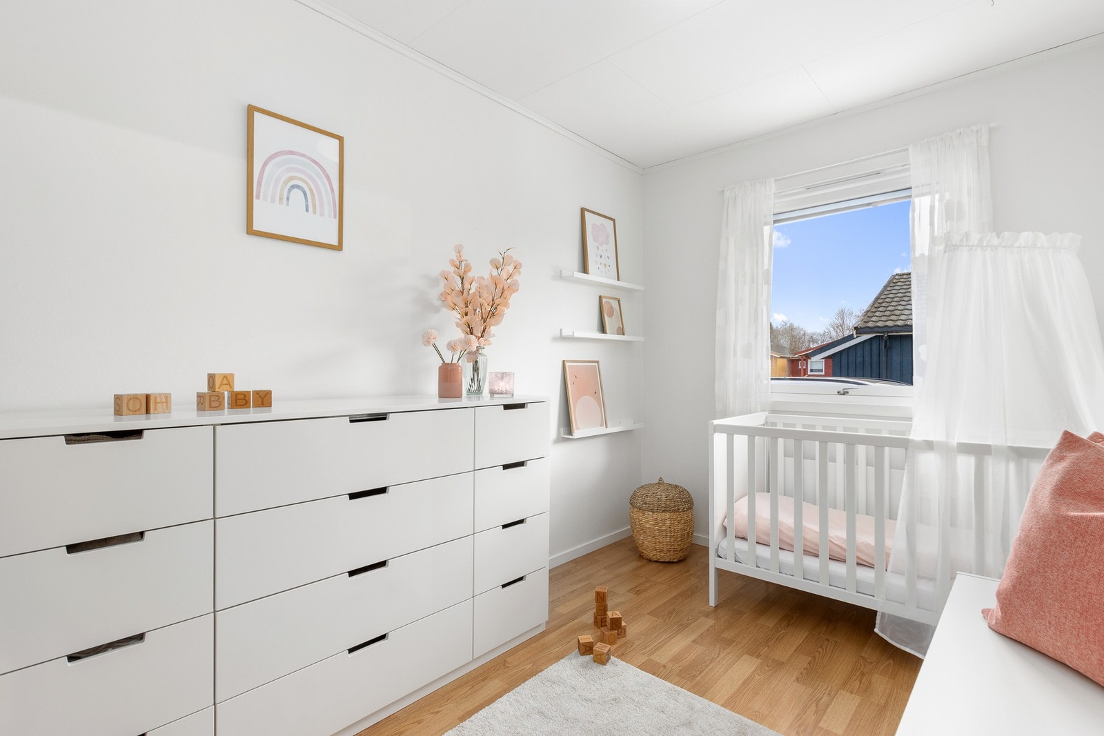 Det andre soverommet i hovedetasjen. Galleribilde