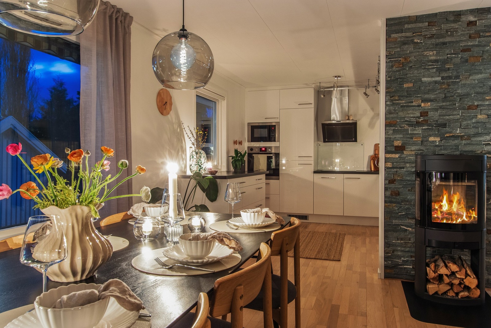 Vedovn gir en ekstra fin "kveldsstemning". Galleribilde