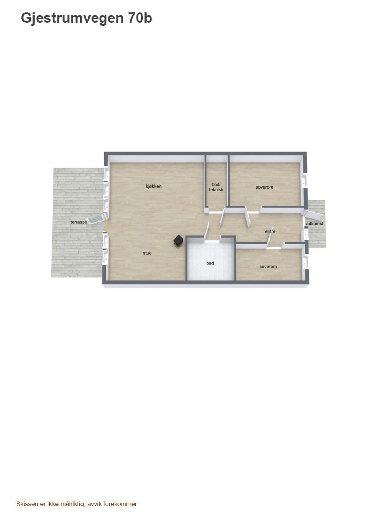 Plantegning Galleribilde