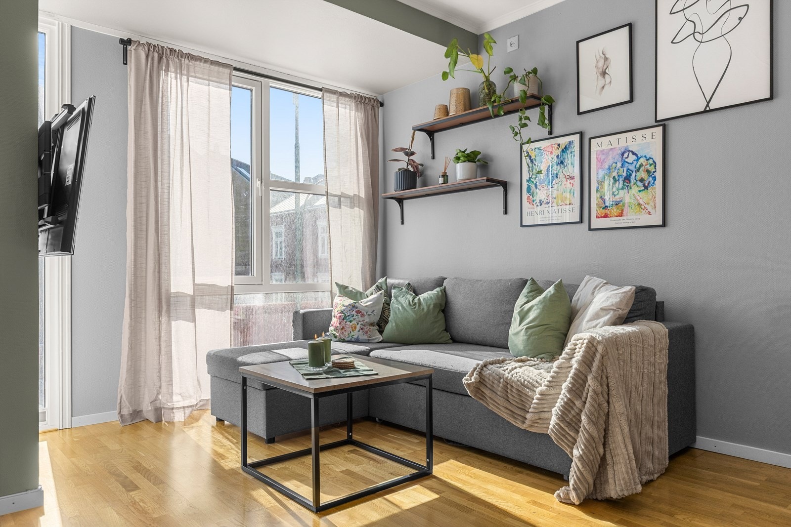 Velkommen til Innherredsveien 56 - En flott og attraktiv 2-romsleilighet i 2. etasje på ettertraktede Lademoen. Foto: Galleribilde