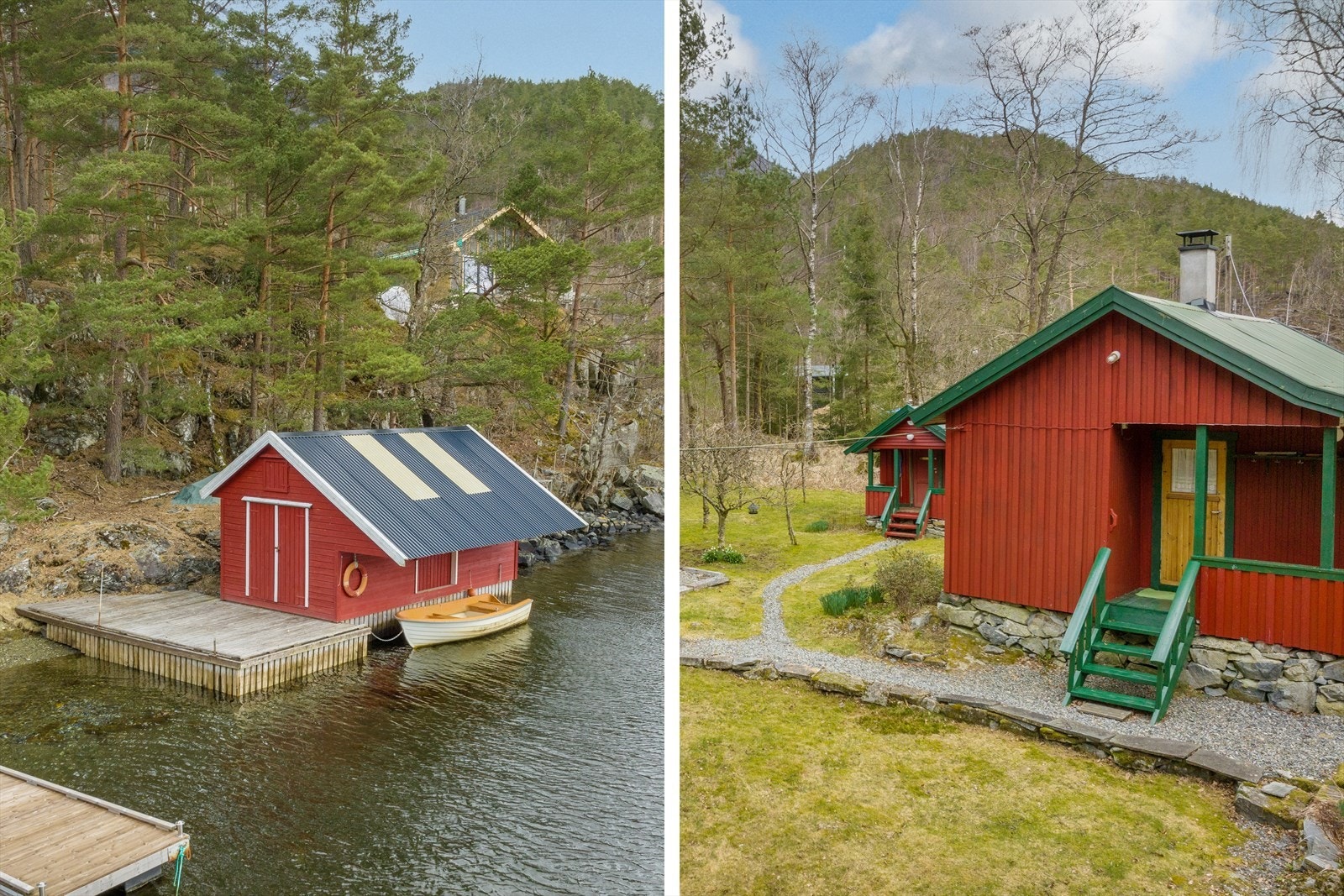Hytte og naust Galleribilde