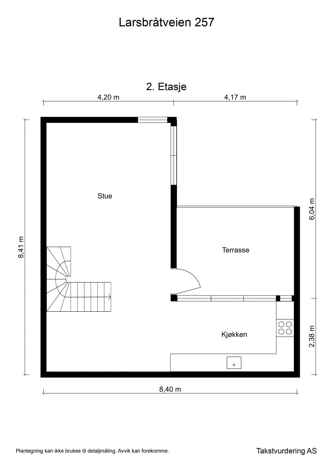 Plantegning 2. etasje. Galleribilde
