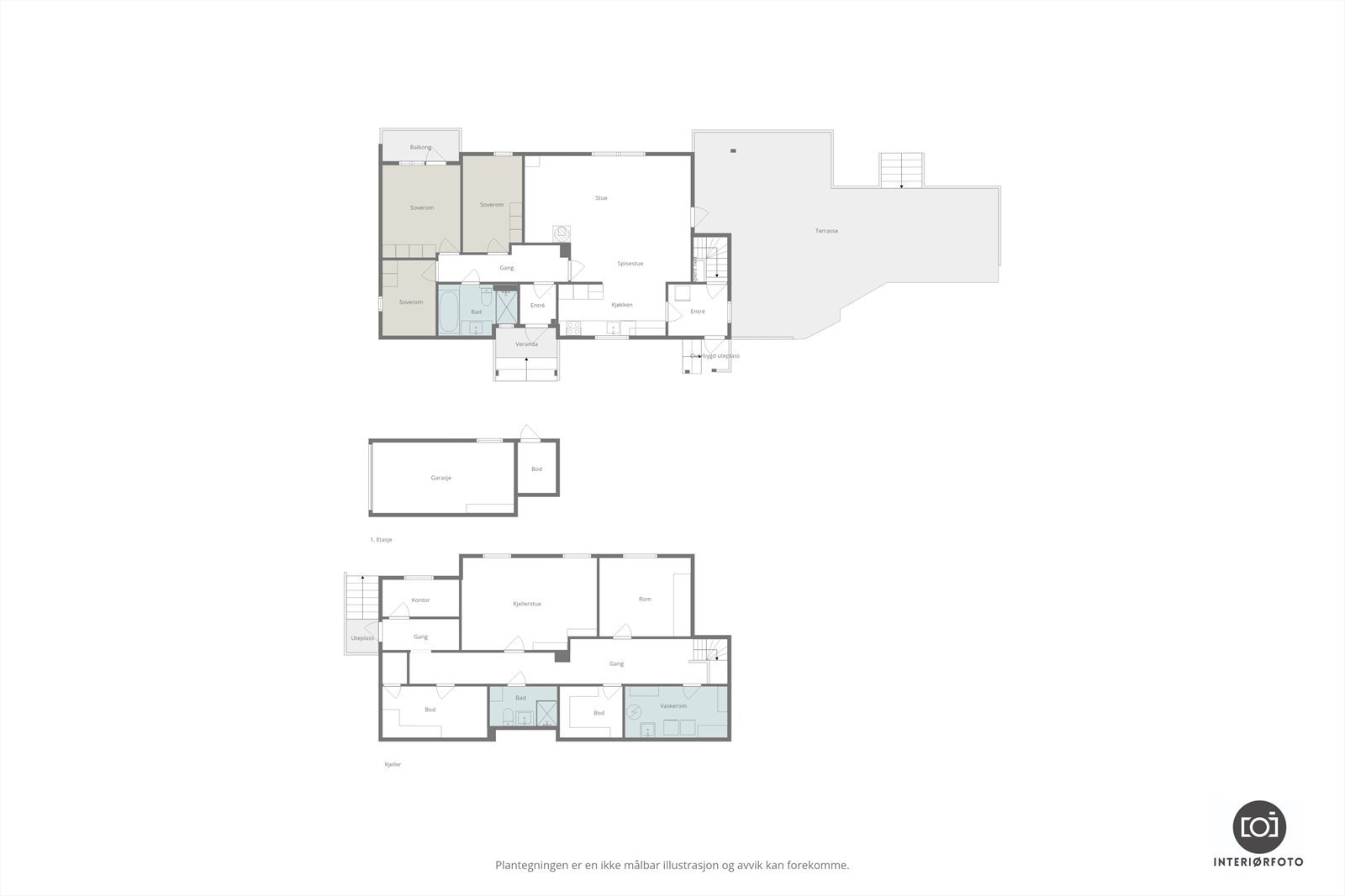 Plantegning Galleribilde
